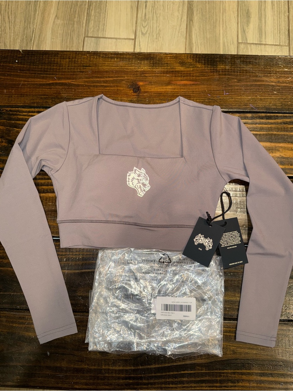 Darc Sport 174/500 Soul Jade LS Energy Top in Nirvana Gray